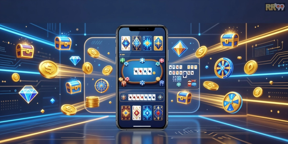 Khái niệm game bài đổi thưởng online rr99 được minh họa qua các trò chơi phổ biến