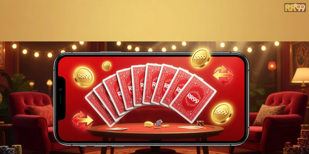 Hình minh họa khái niệm game bài đổi thưởng trên nền tảng rr99 với giao diện hấp dẫn