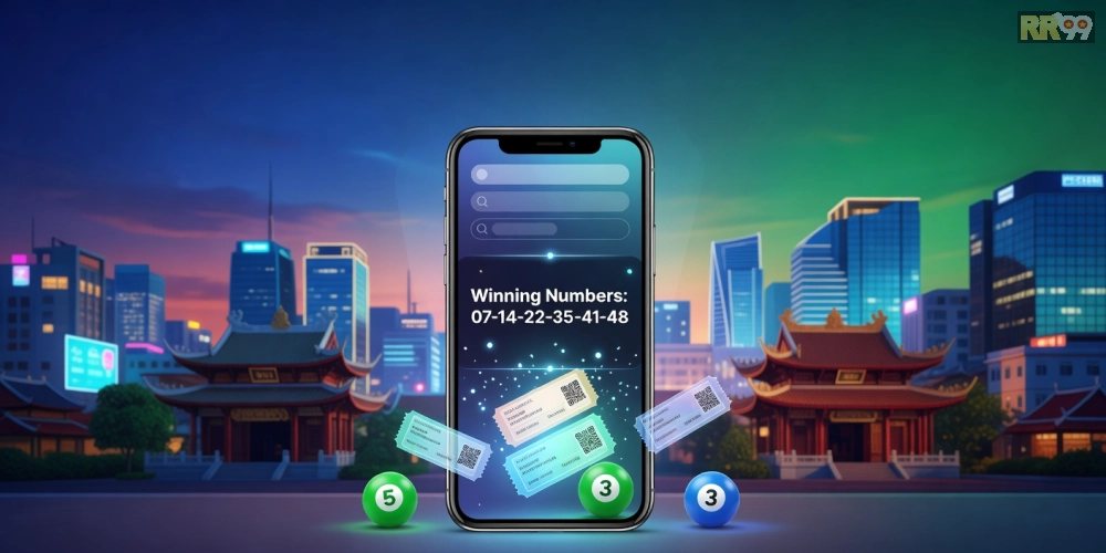 Minh họa khái niệm xổ số minh ngọc rr99 với giao diện hiện đại và kết quả nhanh chóng